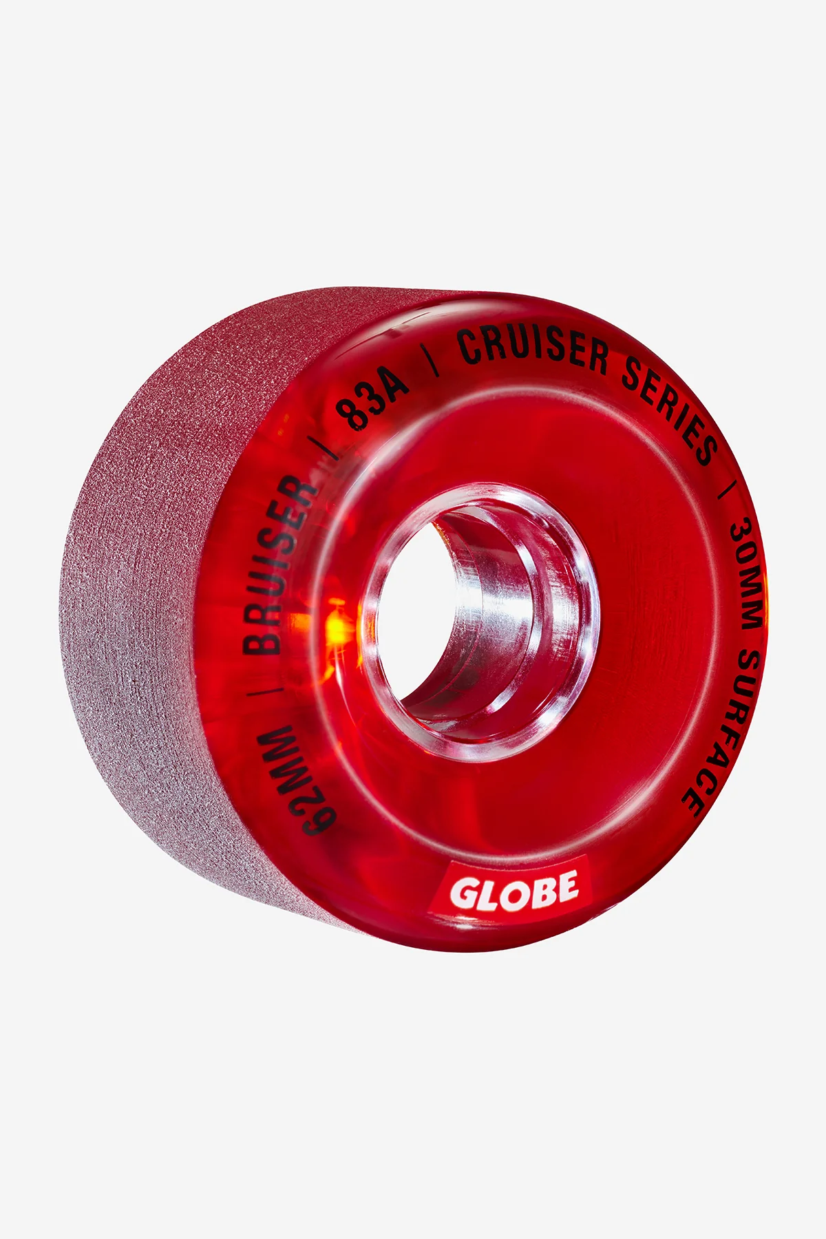 Bruiser Wheels 62" - Clear Red