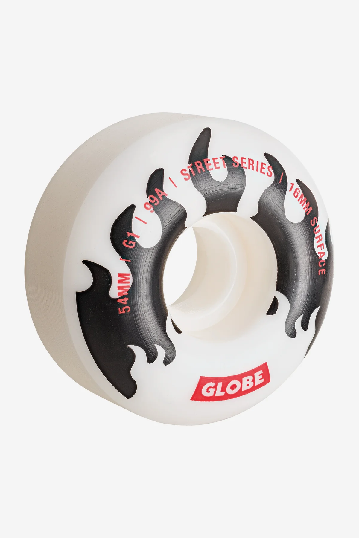 G1 Street Wheel Wheels 54" - White/Black/Flames
